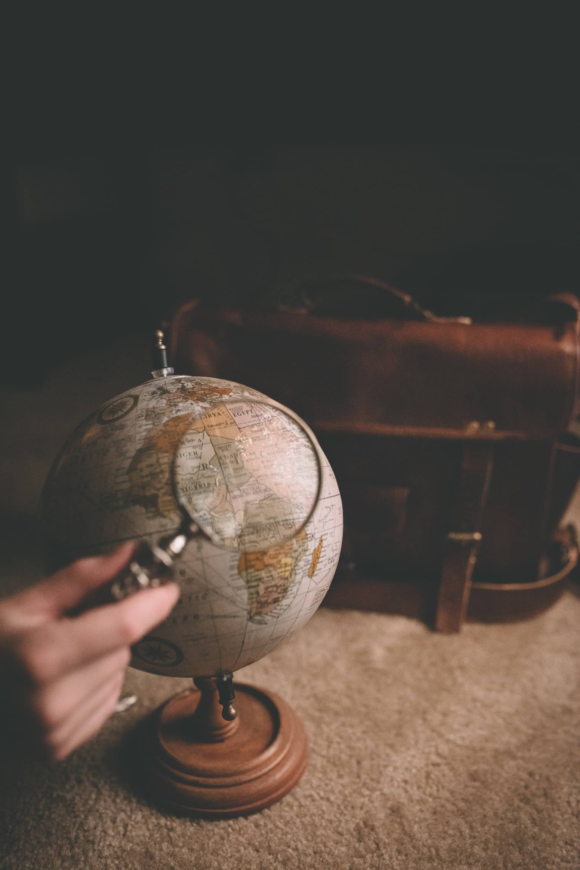 A world globe representing the Contempla of the Princess of Aanunja